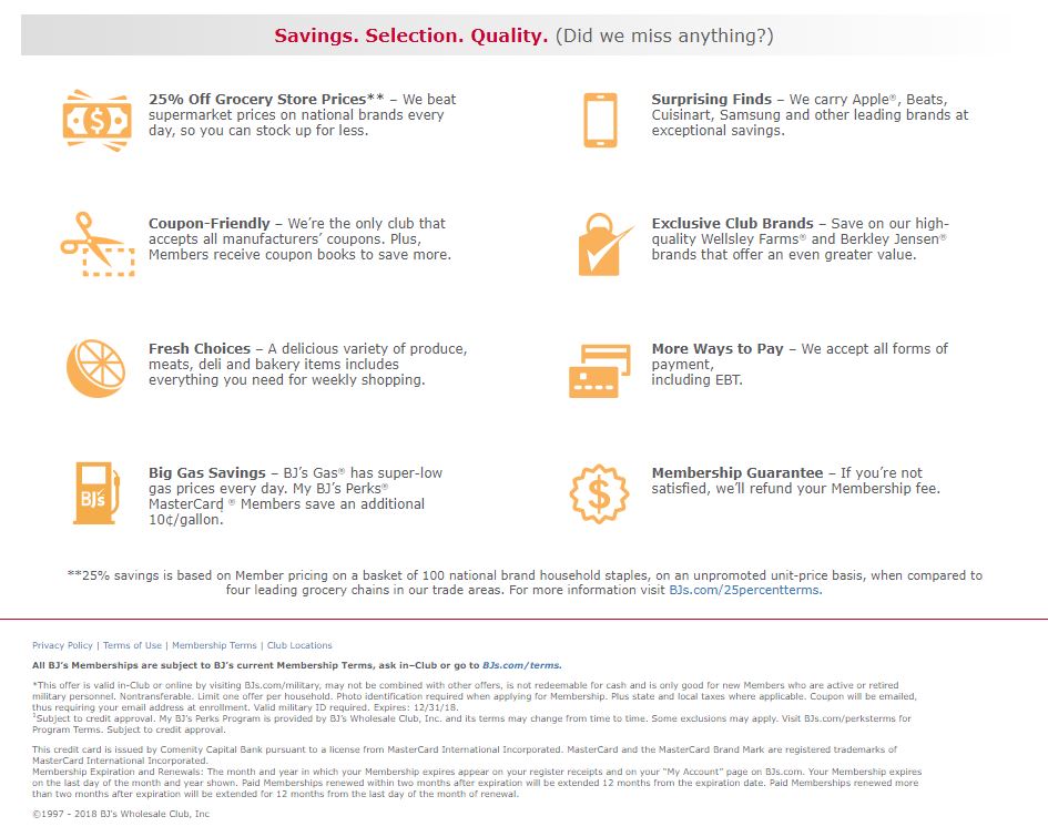 BJ's Wholesale Club Business MilitaryBridge